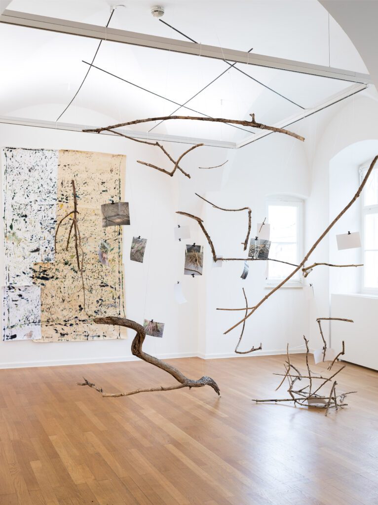 Ausstellungsansicht-Stoffstroeme-Klara-Fehsenmayr-Stefanie-Amberger-Kunst-im-Traklhaus-2023-Foto-Rudolf-Strobl