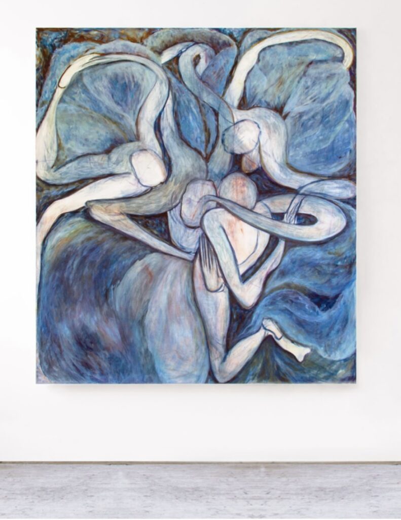 Bechter-Sarah-Haunting-Swirl-2022-Oel-und-Pigmente-auf-Leinwand-170-x-150-cm-1