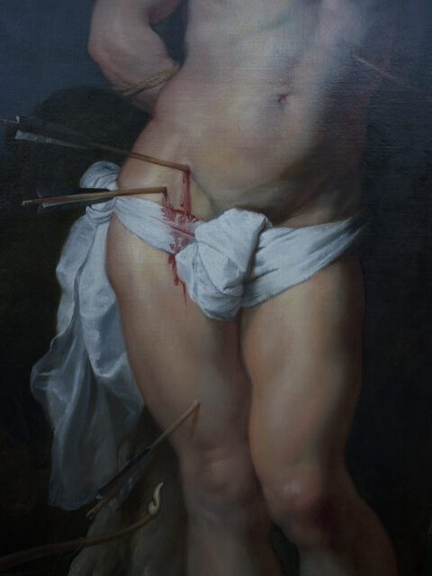 Herrmann-Matthias-Peter-Paul-Rubens-Der-heilige-Sebastian-ca.-1618-Detail-Gemaeldegalerie-Berlin-digitaler-C-Print