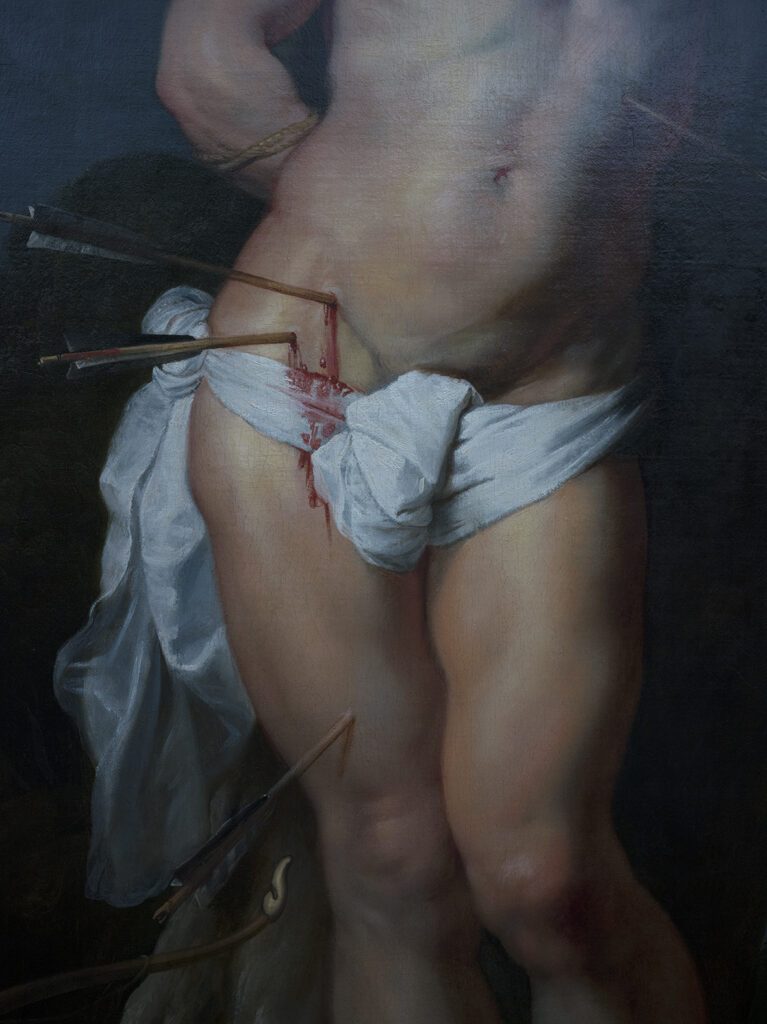 Herrmann-Matthias-Peter-Paul-Rubens-Der-heilige-Sebastian-ca.-1618-Detail-Gemaeldegalerie-Berlin-digitaler-C-Print