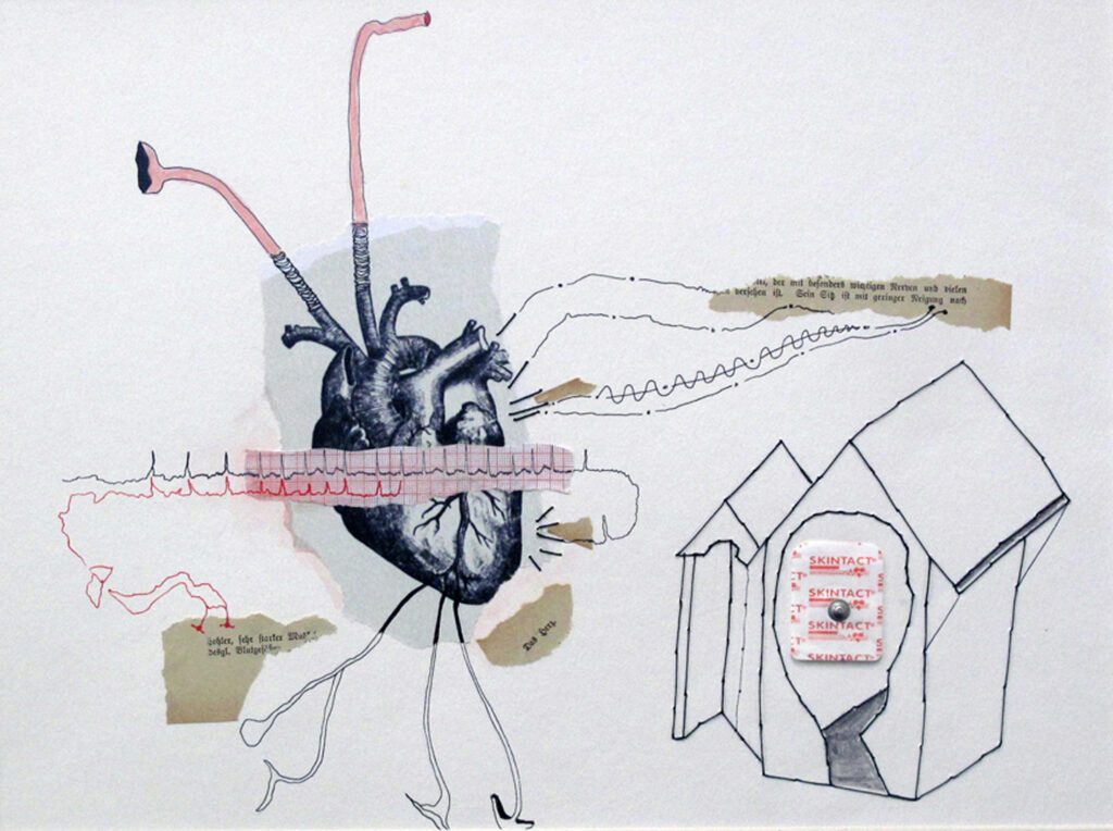 Claudia-Maria Luenig, Leibhäuser Collage, 2016 © Claudia-Maria Luenig