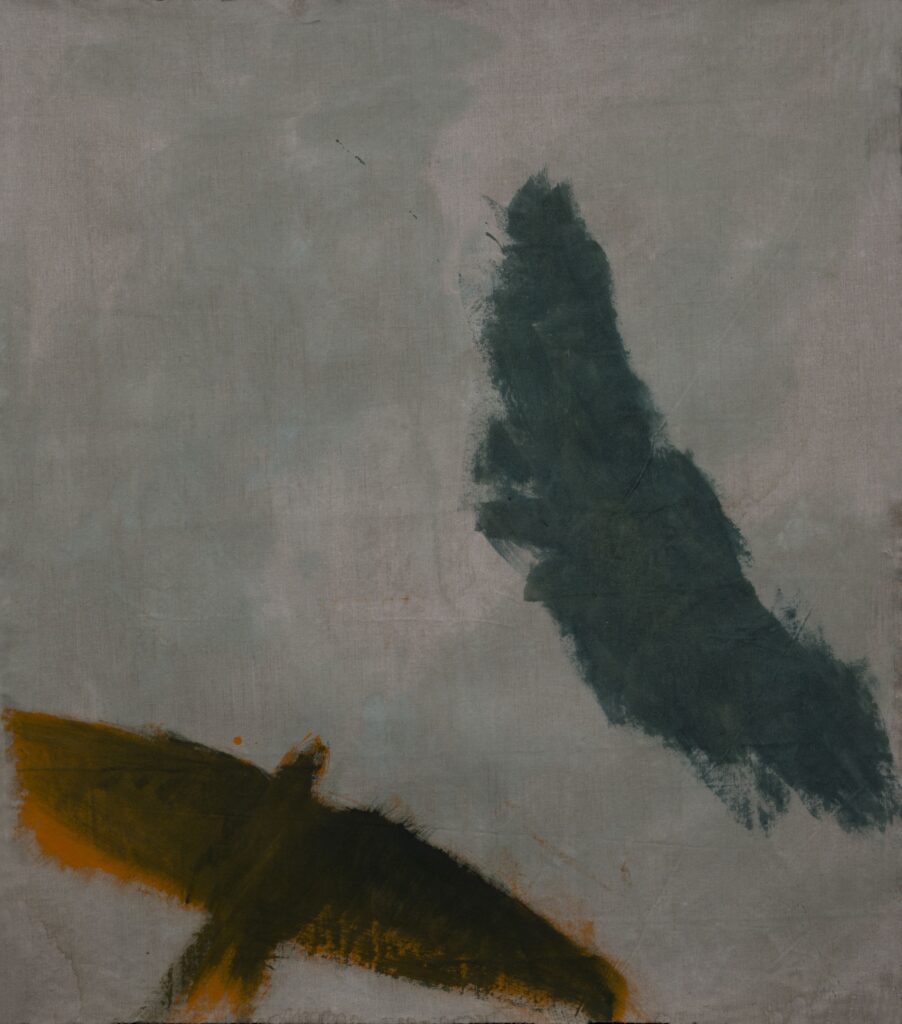 steidl_johannes__aus_der_serie_birdly__2015__tempera_auf_leinwand__150_x_135_cm